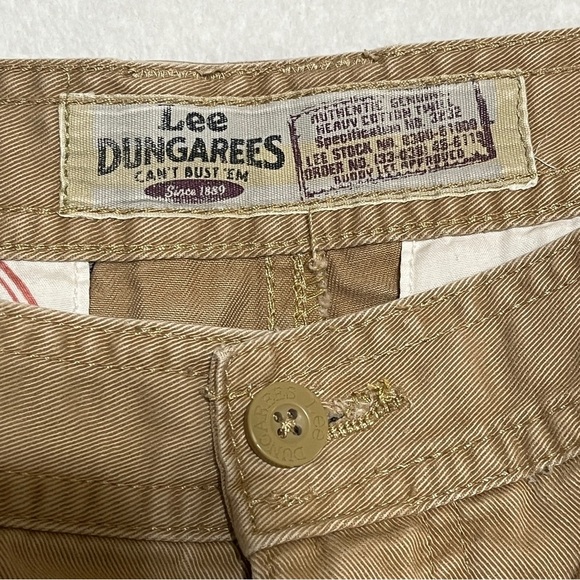 LEE DUNGAREES Mens Cargo Shorts Tan/Khaki Size 33 - Picture 8 of 16